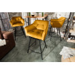Barová stolička 40308 Loft Zamat Žltá Barová stolička 40308 Loft Zamat Žltá