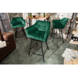 Barová stolička 40309 Loft Zamat Zelená