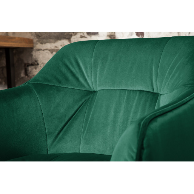 Barová stolička 40309 Loft Zamat Zelená