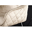Barová stolička Euphoria 43686 Zamat - Champagne