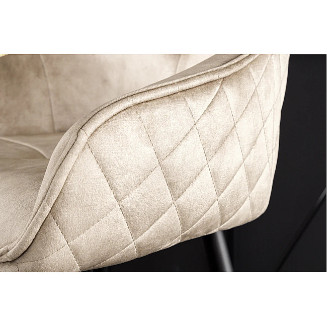 Barová stolička Euphoria 43686 Zamat - Champagne