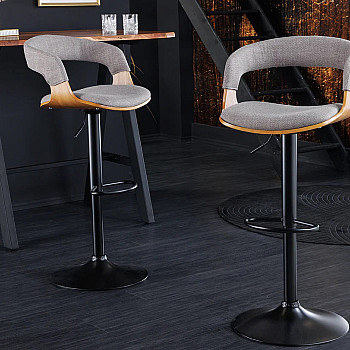 Barová stolička Manhattan 44197 Jaseň - Šedá