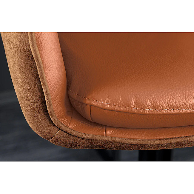 Barová stolička George 46177 Kožená Cognac