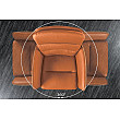 Barová stolička George 46177 Kožená Cognac
