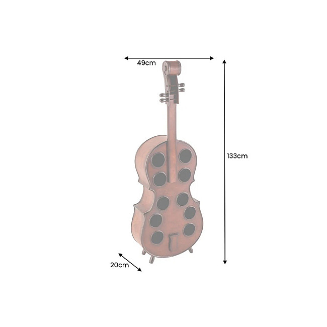 Dekorácia Wine Bar Cello 42580 Drevo Pínia