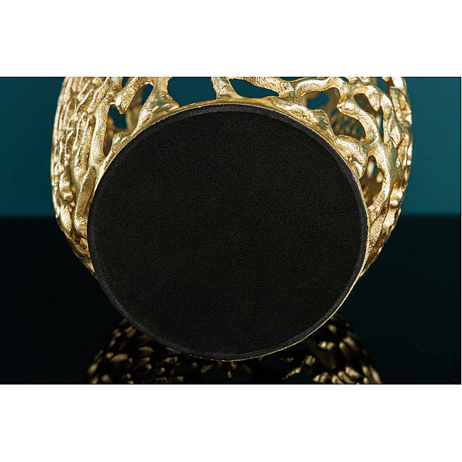 Dekorácia Váza Abstract 43218 Zlatá 50cm