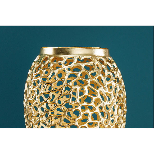 Dekorácia Váza Abstract 43220 Zlatá 90cm