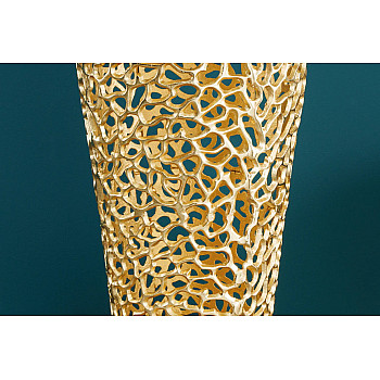 Dekorácia Váza Abstract 43220 Zlatá 90cm