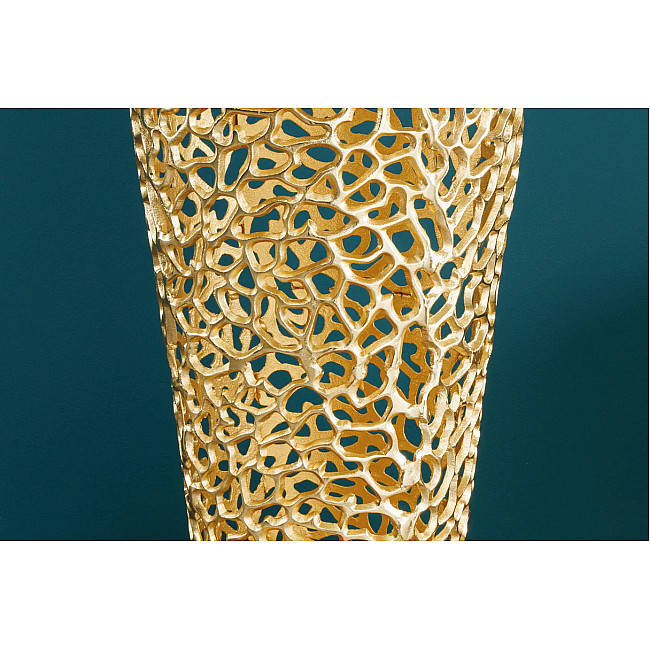 Dekorácia Váza Abstract 43220 Zlatá 90cm