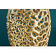 Dekorácia Váza Abstract 43221 Zlatá 65cm