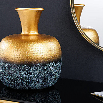 Dekorácia Váza Orient 43511 Zlatá