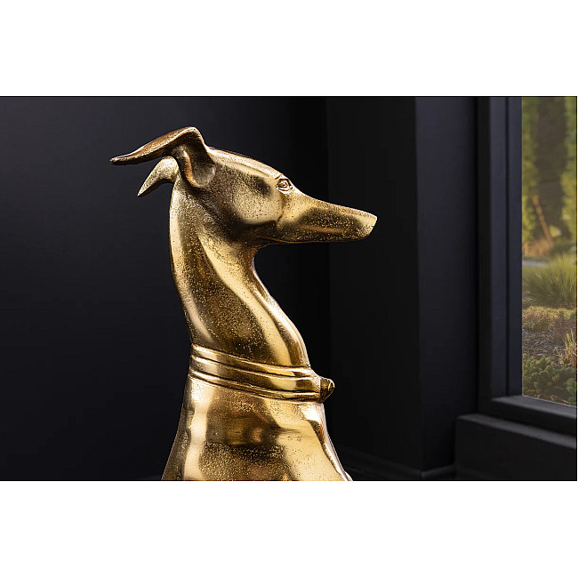 Dekorácia Grayhound 45170 Zlatá