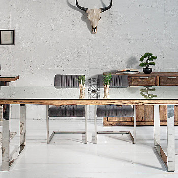 Jedálenský stôl Barracuda 21645 200x100cm Masív drevo Teak