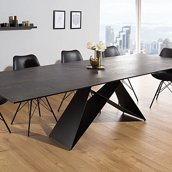 Rozkladací jedálenský stôl 38557 180/260 x 90cm Lava Ceramik 