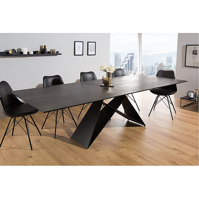 Rozkladací jedálenský stôl 38557 180/260 x 90cm Lava Ceramik