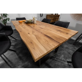 Jedálenský stôl 39437 200x100cm Masív drevo Divoký Dub