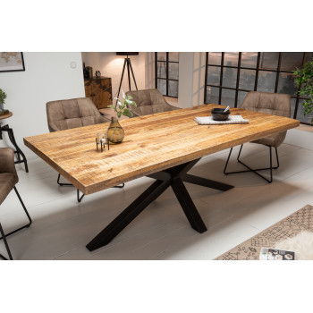 Jedálenský stôl 39444 200x100cm Masív drevo Mango prírodné