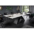 Rozkladací jedálenský stôl 39562 180/260 x 90cm White Look Ceramik Rozkladací jedálenský stôl 39562 180/260 x 90cm White Look Ceramik