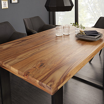 Jedálenský stôl 39866 120x80cm Masív drevo Palisander - PRODUKT JE SKLADOM U NÁS - 1Ks