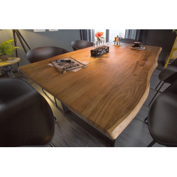 Jedálenský stôl 39912 160x90cm Masív drevo Divoká Acacia
