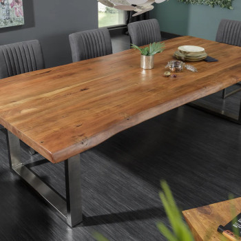 Jedálenský stôl Mammut 240x100cm Masív drevo Acacia