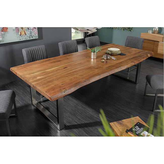 Jedálenský stôl Mammut 240x100cm Masív drevo Acacia