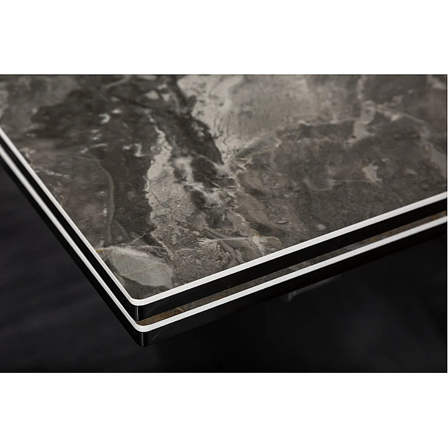Rozkladací jedálenský stôl 40644 180/220/260 x 90cm Marble Look Ceramik