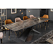 Rozkladací jedálenský stôl 40644 180/220/260 x 90cm Marble Look Ceramik