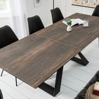 Rozkladací jedálenský stôl 40647 180/230 x 90cm Oak Look Ceramik 