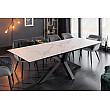 Rozkladací jedálenský stôl Eternity 41218 180/225x90cm Ceramik white marble