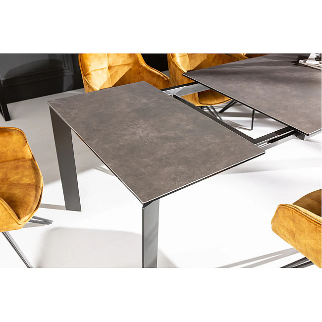 Rozkladací jedálenský stôl 41383 180/240 x 95cm Antracit Ceramik