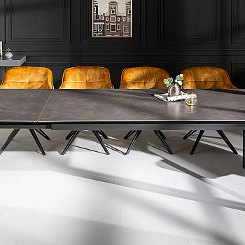 Rozkladací jedálenský stôl 41383 180/240 x 95cm Antracit Ceramik  Rozkladací jedálenský stôl 41383 180/240 x 95cm Antracit Ceramik