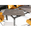 Rozkladací jedálenský stôl 41383 180/240 x 95cm Antracit Ceramik