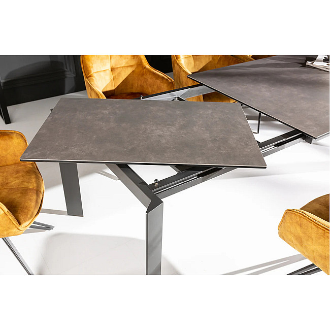 Rozkladací jedálenský stôl 41383 180/240 x 95cm Antracit Ceramik