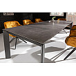 Rozkladací jedálenský stôl 41383 180/240 x 95cm Antracit Ceramik