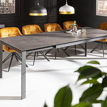 Rozkladací jedálenský stôl 41383 180/240 x 95cm Antracit Ceramik  Rozkladací jedálenský stôl 41383 180/240 x 95cm Antracit Ceramik