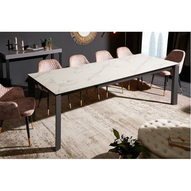 Rozkladací jedálenský stôl 41453 180/240 x 95cm White Ceramik Rozkladací jedálenský stôl 41453 180/240 x 95cm White Ceramik