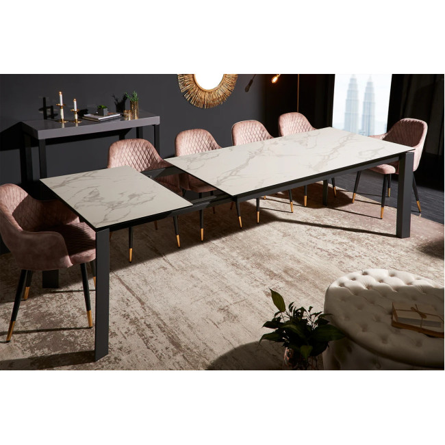 Rozkladací jedálenský stôl 41453 180/240 x 95cm White Ceramik Rozkladací jedálenský stôl 41453 180/240 x 95cm White Ceramik