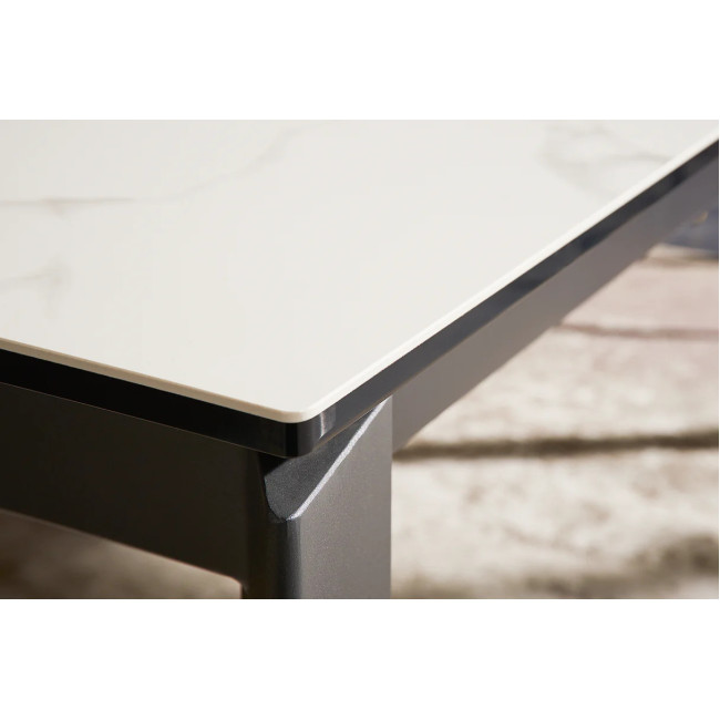 Rozkladací jedálenský stôl 41453 180/240 x 95cm White Ceramik Rozkladací jedálenský stôl 41453 180/240 x 95cm White Ceramik