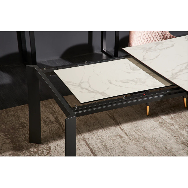 Rozkladací jedálenský stôl 41453 180/240 x 95cm White Ceramik Rozkladací jedálenský stôl 41453 180/240 x 95cm White Ceramik