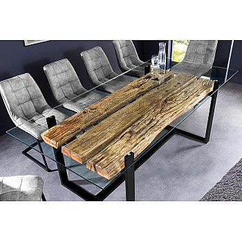 Jedálenský stôl Barracuda 43342 220x100cm Masív drevo Teak