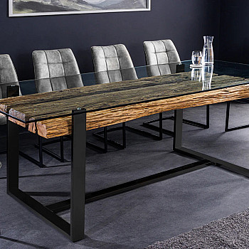 Jedálenský stôl Barracuda 43342 220x100cm Masív drevo Teak