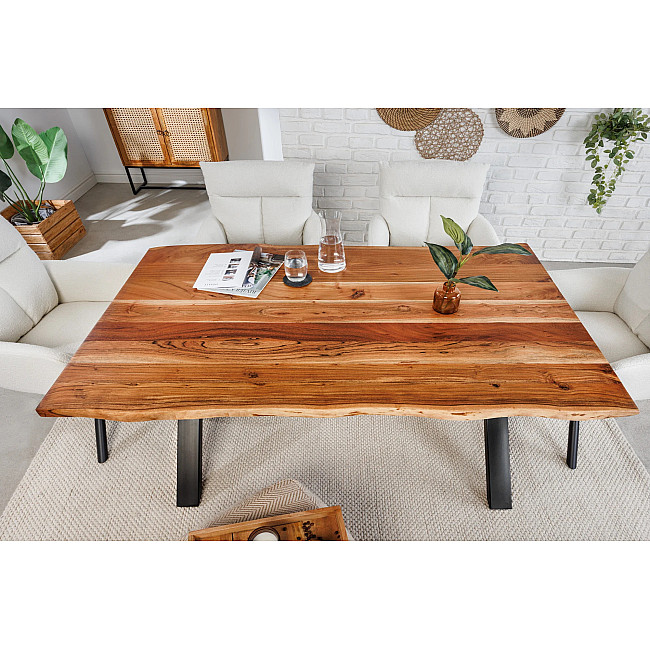 Jedálenský stôl Mammut 43480 160x90cm Masív drevo Acacia Jedálenský stôl Mammut 43480 160x90cm Masív drevo Acacia