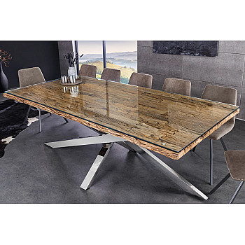 Jedálenský stôl Barracuda 43625 220x100cm Masív drevo Teak