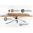 Jedálenský stôl Barracuda 43625 220x100cm Masív drevo Teak Jedálenský stôl Barracuda 43625 220x100cm Masív drevo Teak