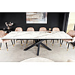 Rozkladací jedálenský stôl Marvelous 43842 180/220/260x90cm Ceramik white marble