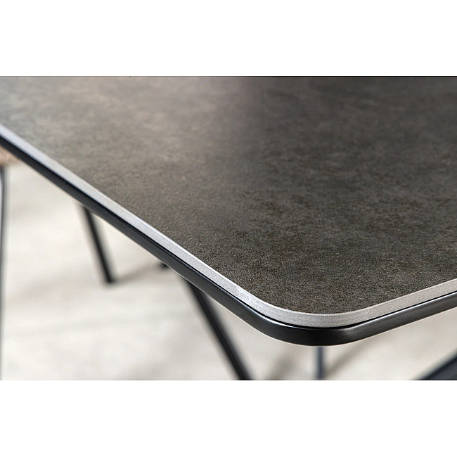 Rozkladací jedálenský stôl Alpine 43845 160/200x90cm Ceramik antracite