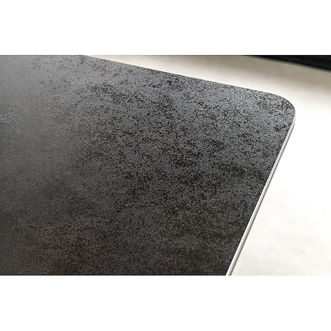 Rozkladací jedálenský stôl Alpine 43845 160/200x90cm Ceramik antracite