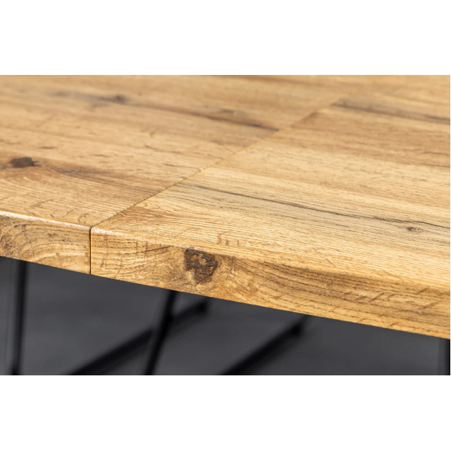 Rozkladací jedálenský stôl 45078 160/200x90cm Divoký dub fólia Rozkladací jedálenský stôl 45078 160/200x90cm Divoký dub fólia
