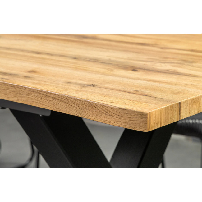 Rozkladací jedálenský stôl 45078 160/200x90cm Divoký dub fólia Rozkladací jedálenský stôl 45078 160/200x90cm Divoký dub fólia